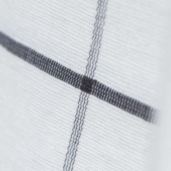 GREY AND WHITE STRIPES COTTON FABRIC