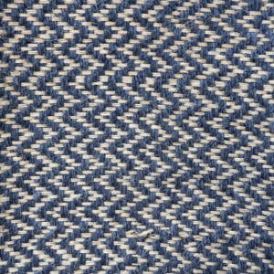 GREY COTTON AND HEMP CHEVRON FABRIC 